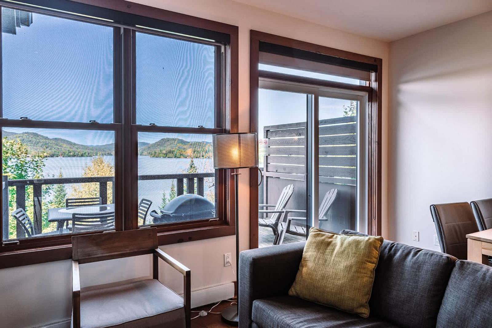 Lakefront Mountain View - Resort Loft Lac-Superieur Kültér fotó