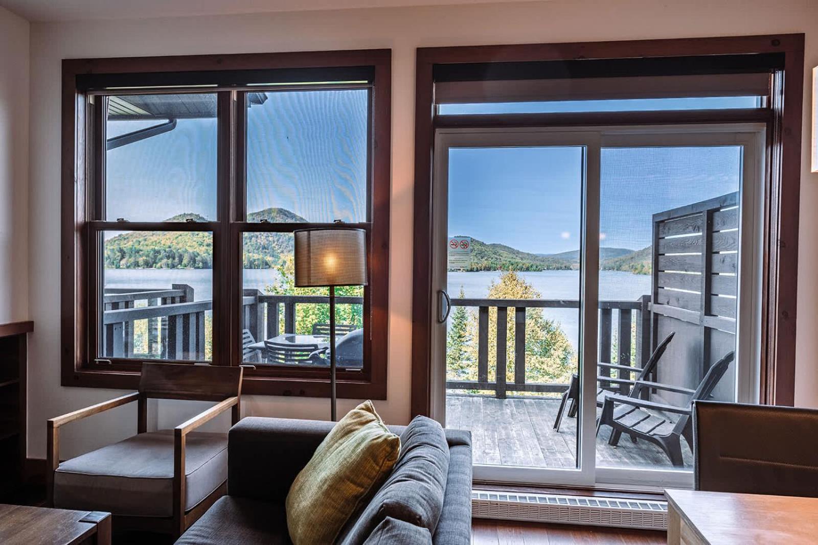 Lakefront Mountain View - Resort Loft Lac-Superieur Kültér fotó