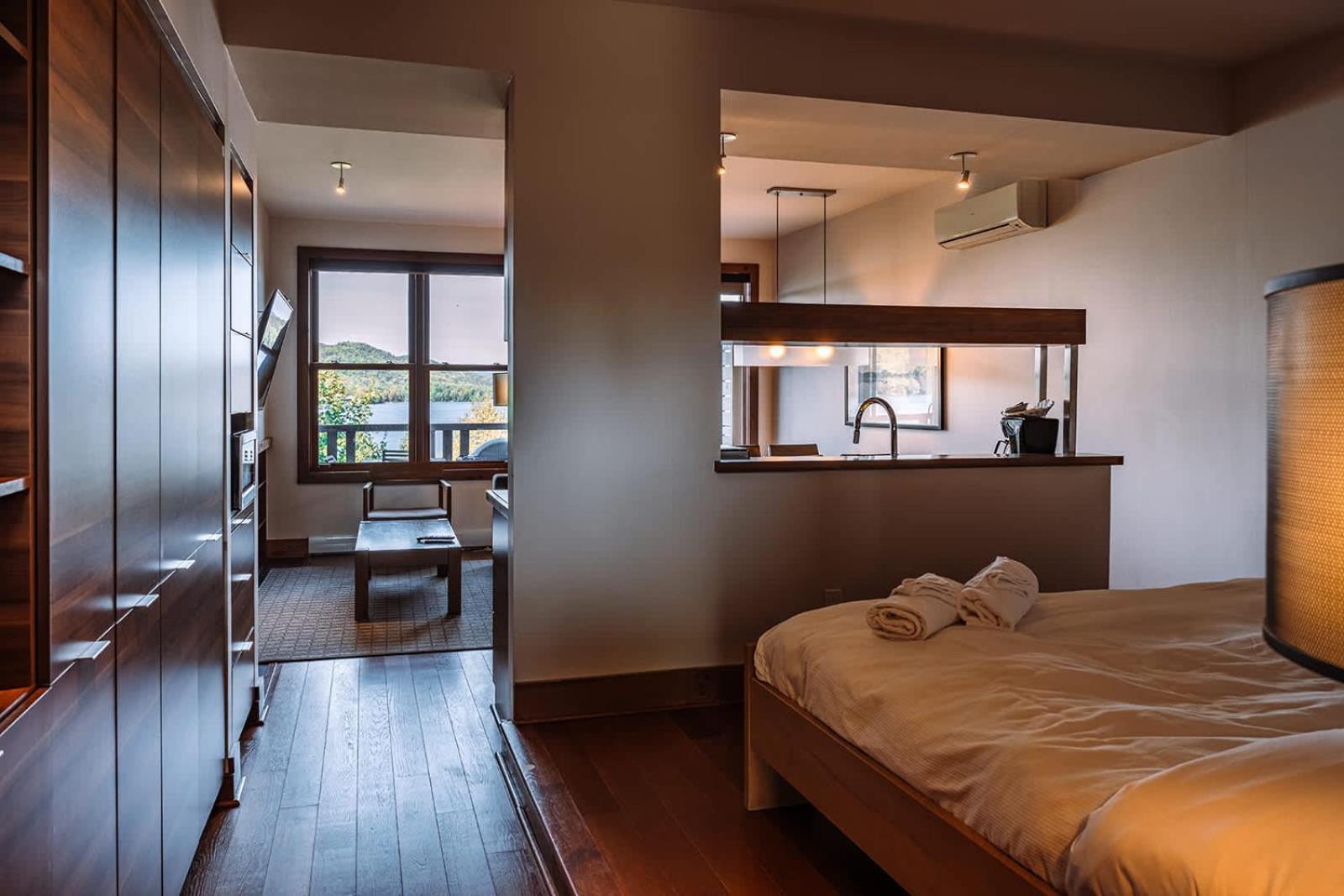 Lakefront Mountain View - Resort Loft Lac-Superieur Kültér fotó