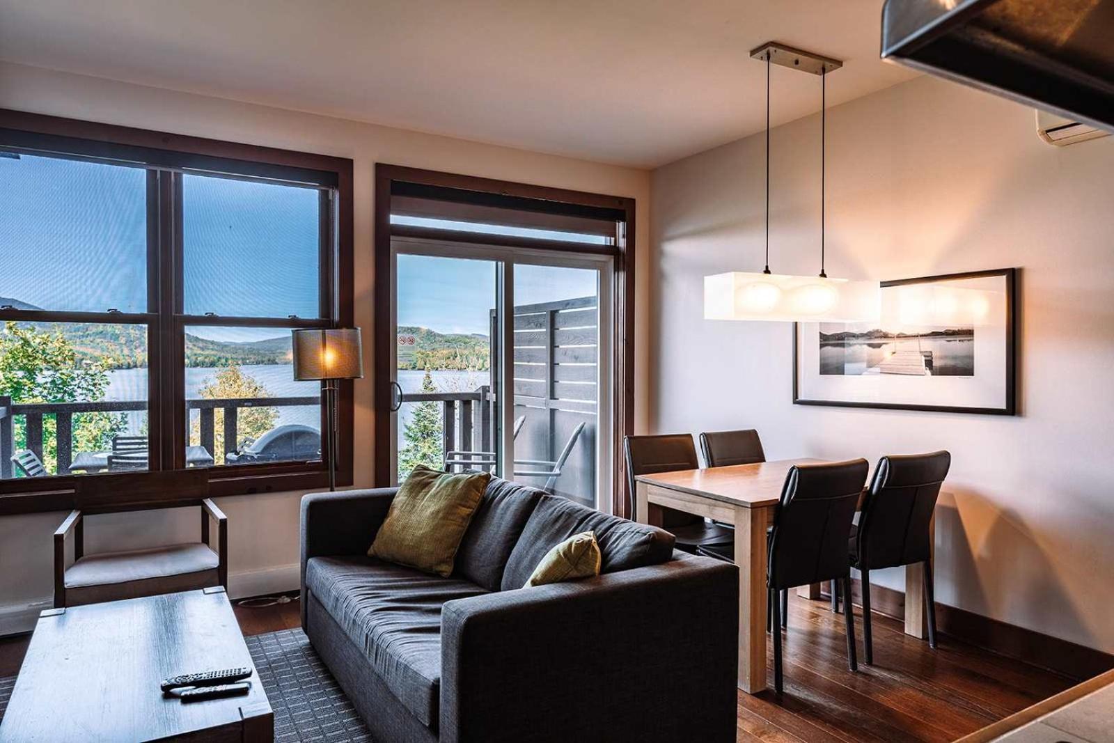 Lakefront Mountain View - Resort Loft Lac-Superieur Kültér fotó