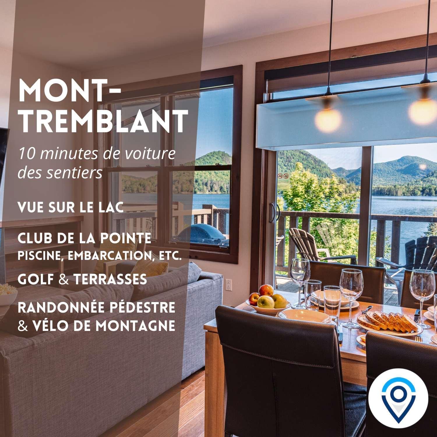 Lakefront Mountain View - Resort Loft Lac-Superieur Kültér fotó